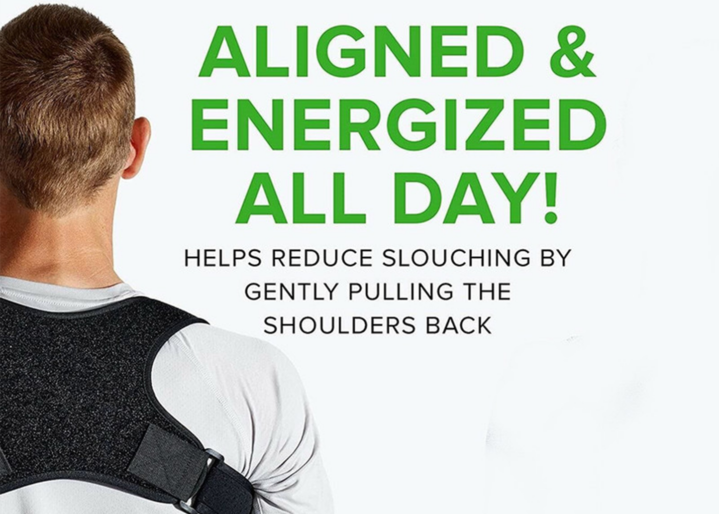 Ergonomic Posture Corrector with Back and Shoulder Support